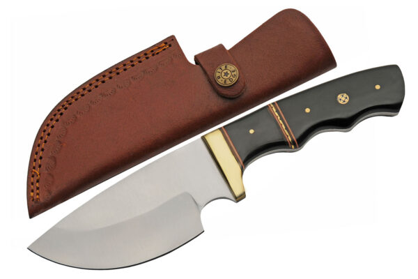 Buffalo Stainless Steel Blade | Horn & Resin Handle 9.5 inch Edc Hunting Knife