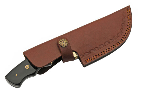 Buffalo Stainless Steel Blade | Horn & Resin Handle 9.5 inch Edc Hunting Knife