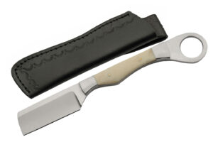 Razor Stainless Steel Blade | Bone Handle 8 inch Edc Karambit Knife