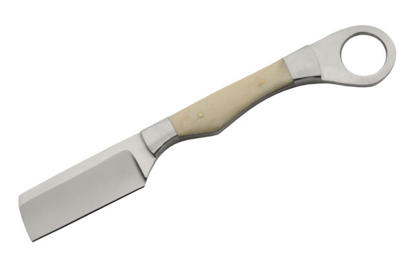 Razor Stainless Steel Blade | Bone Handle 8 inch Edc Karambit Knife