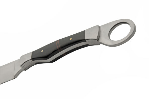 Razor Stainless Steel Blade | Horn Handle 8 inch Edc Karambit Knife