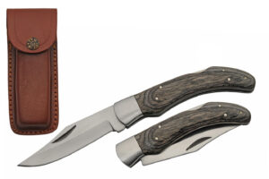 Grey Fox Stainless Steel Blade | Pakkawood Handle 5 inch Edc Folding Knife