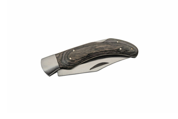 Grey Fox Stainless Steel Blade | Pakkawood Handle 9 inch Edc Folding Knife