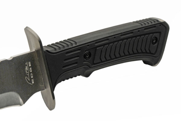 Rite Edge Mountain Stainless Steel Blade | Rubberized Abs Handle 16.25 inch Edc Hunting Machete