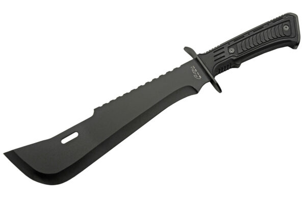 Black Panga Stainless Steel Blade | Rubberized Handle 16 inch Edc Hunting Machete