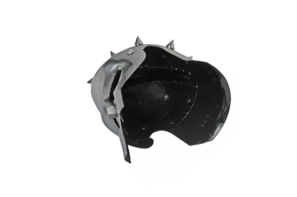 Gladiator Silver Finish 18 Guage Steel Miniature Display Helmet