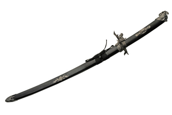 Dragon Warrior Stainless Steel Blade | Wooden Handle 41.75 inch Samurai Sword