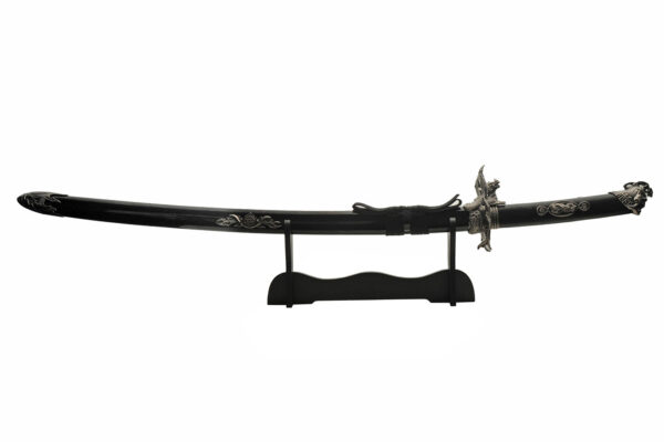 Dragon Warrior Stainless Steel Blade | Wooden Handle 41.75 inch Samurai Sword
