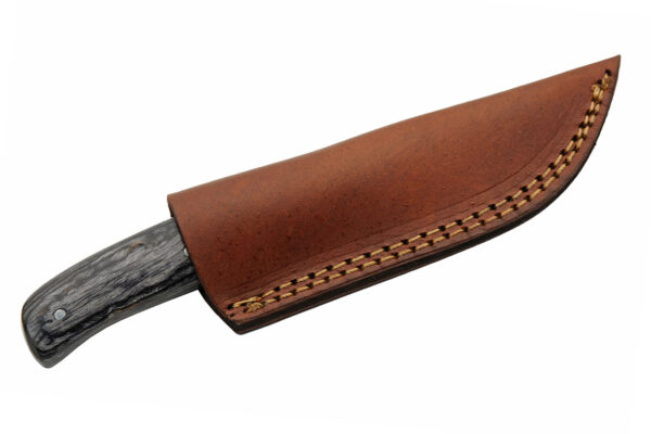 Farmers Stainless Steel Blade Black Wood Handle 8 inch Edc Hunting Knife