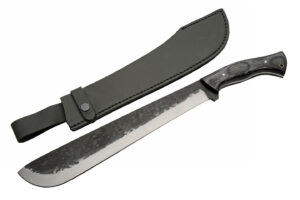 Full Tang Carbon Steel Blade | Wooden Handle 18 inch EDC Hunting Machete