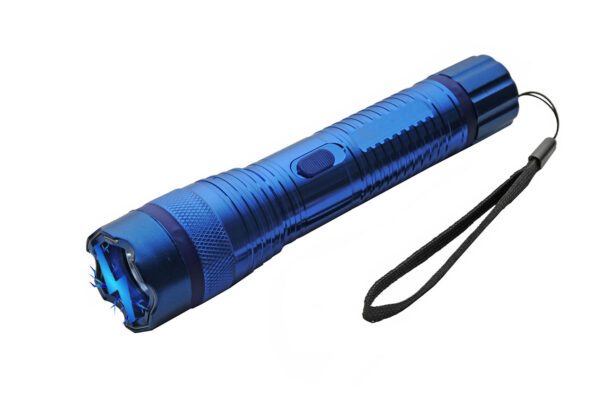 6.5″ Blue Spark Stun Gun And Flashlight