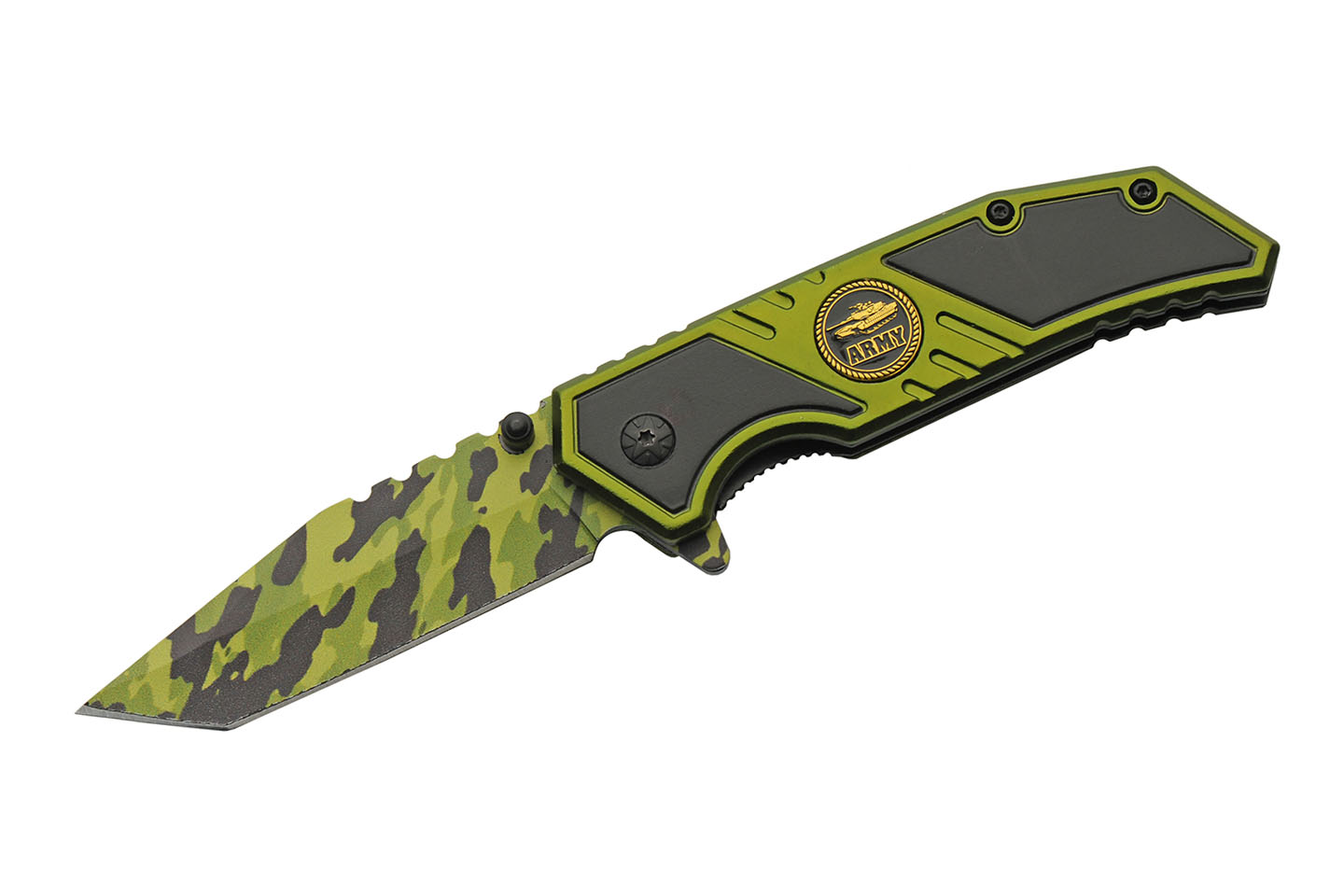 Camo Pattern Folding Knife 7.5″ Stainless Steel Blade Camo Pattern Folding Knife 7.5″ Stainless Steel Blade