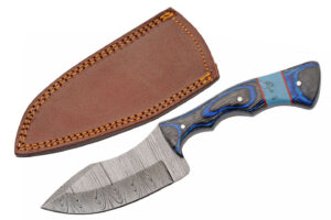 8.25″ Blue Sky Hunting Knife With Leather Sheath 8.25″ Blue Sky Hunting Knife With Leather Sheath