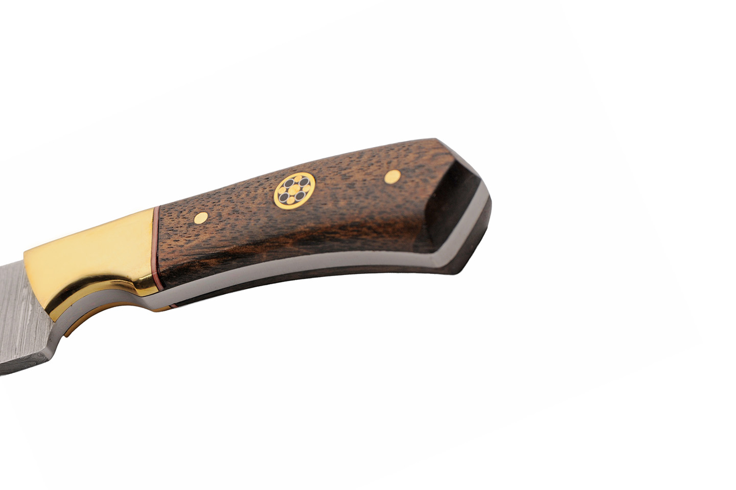 6.5″ Bronze Baron Hunting Knife Damascus Steel Blade 6.5″ Bronze Baron Hunting Knife Damascus Steel Blade