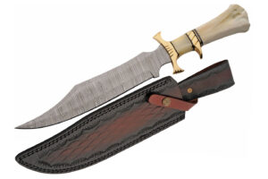 16″ Bone Collector Bowie Knife With Sheath