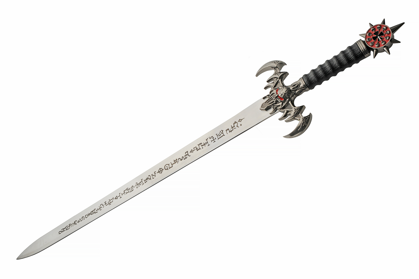 43″ Fantasy Doom Flayer Sword With Plaque Stainless Steel Blade 43″ Fantasy Doom Flayer Sword With Plaque Stainless Steel Blade