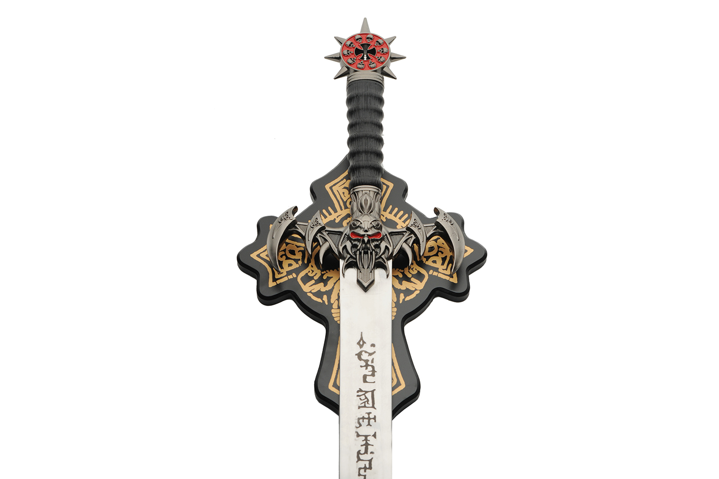 43″ Fantasy Doom Flayer Sword With Plaque Stainless Steel Blade 43″ Fantasy Doom Flayer Sword With Plaque Stainless Steel Blade