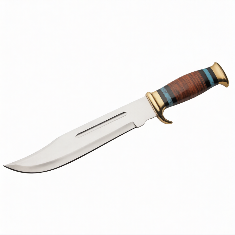 16″ Monster Bowie Knife With Sheath Stainless Steel Blade 16″ Monster Bowie Knife With Sheath Stainless Steel Blade
