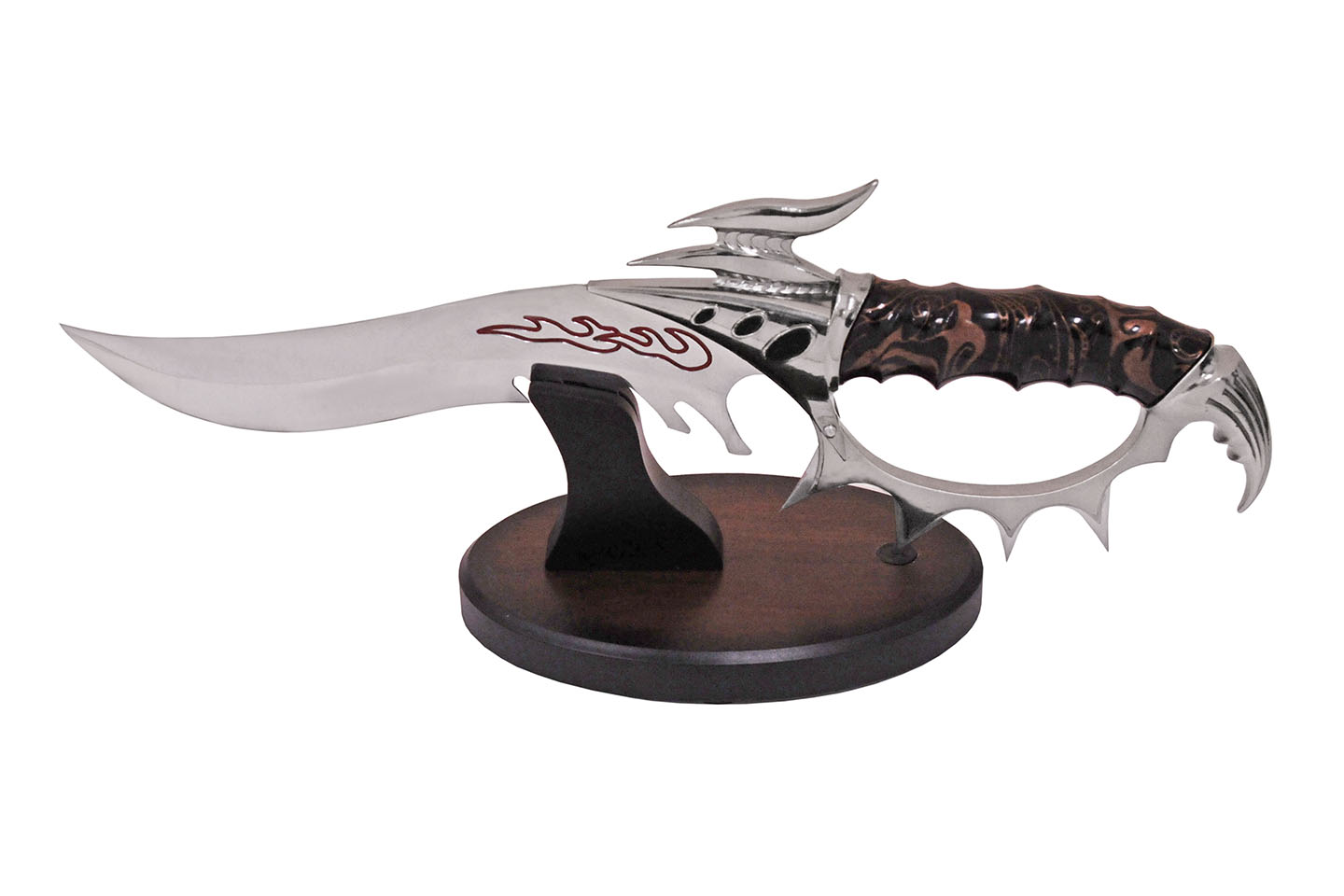 16″ Talon Dagger Knife With Wooden Stand 16″ Talon Dagger Knife With Wooden Stand