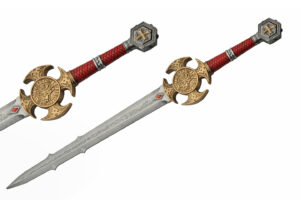 35.5″ Red Medieval Templar Training Sword