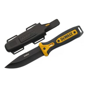 10″ DeWALT D2 Hunting Knife With Sheath Stainless Steel Blade 10″ DeWALT D2 Hunting Knife With Sheath Stainless Steel Blade