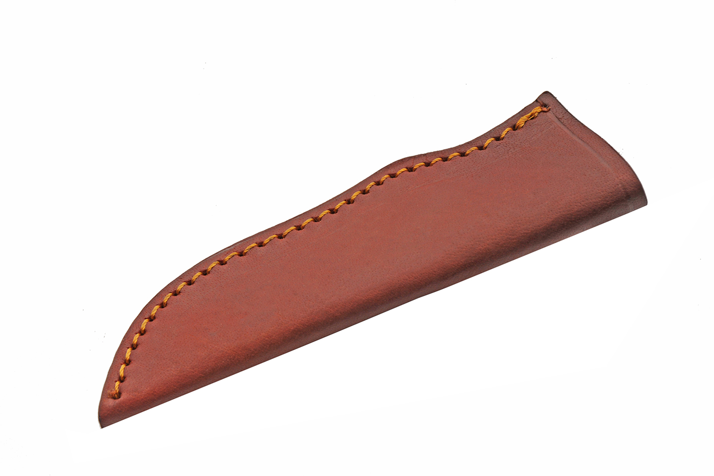 7.5″ Chrome Sapphire Hunting Knife With Leather Sheath 7.5″ Chrome Sapphire Hunting Knife With Leather Sheath