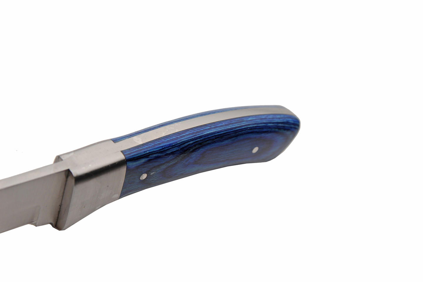 7.5″ Chrome Sapphire Hunting Knife With Leather Sheath 7.5″ Chrome Sapphire Hunting Knife With Leather Sheath