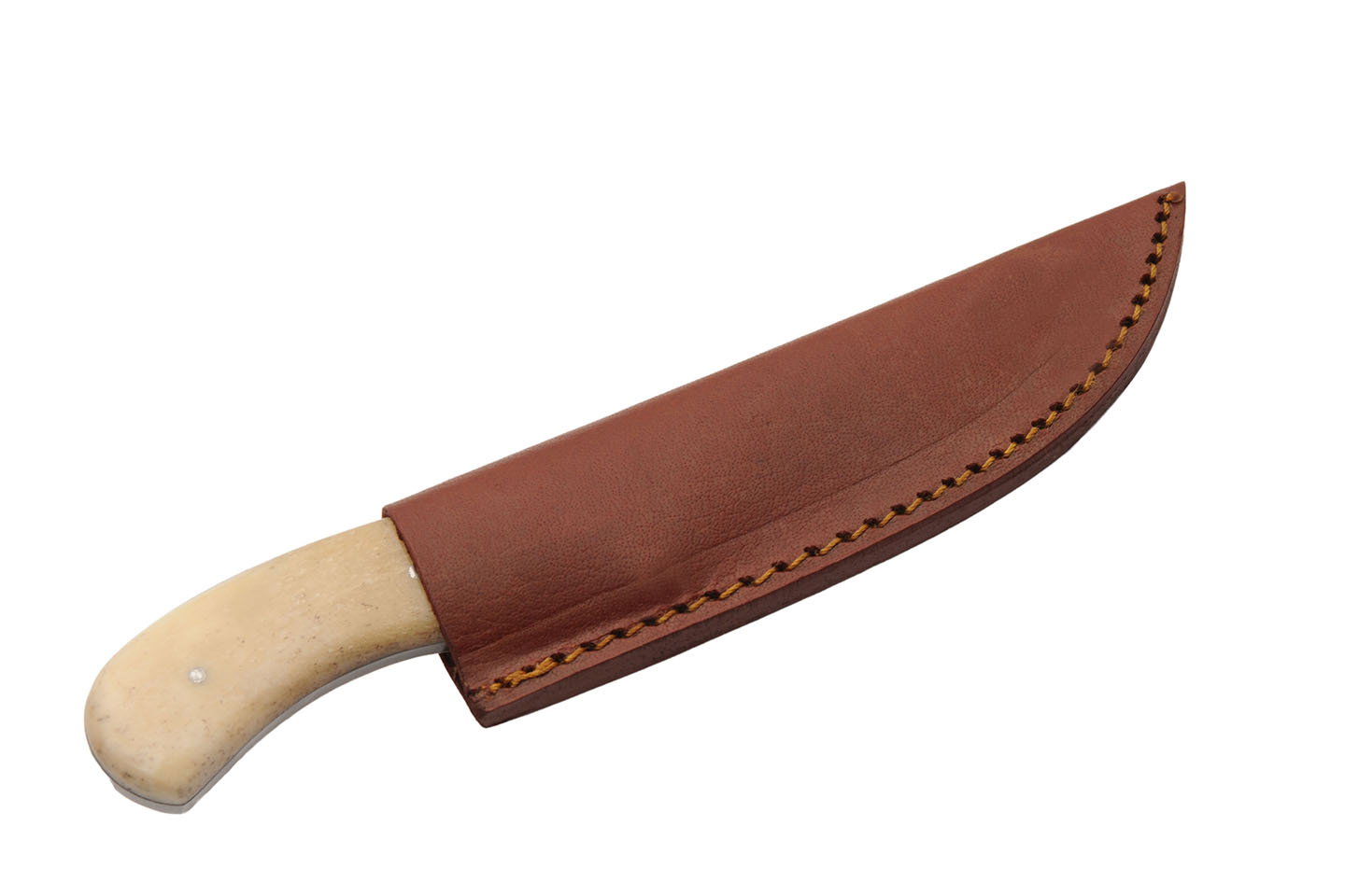 7.5″ Rugged Bone Skinner Knife With Leather Sheath 7.5″ Rugged Bone Skinner Knife With Leather Sheath