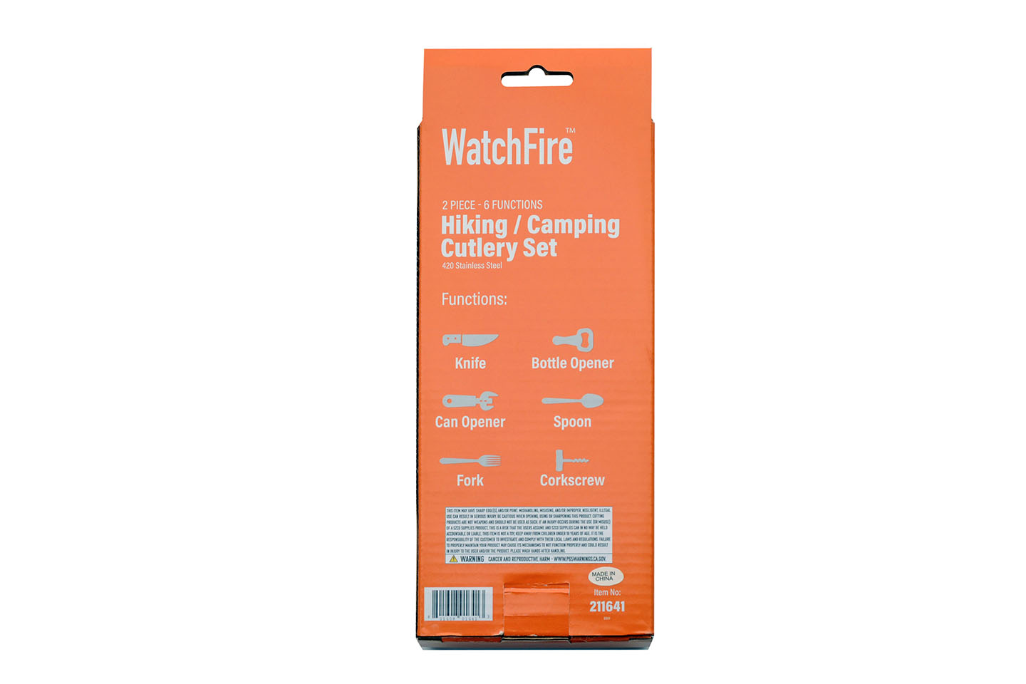 6-in-1 Camping Utensils Spoon and Fork Set 6-in-1 Camping Utensils Spoon and Fork Set