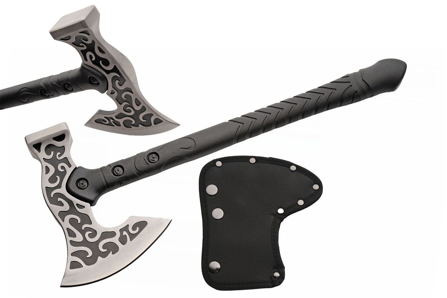 16.25″ Fancy Hammer Hatchet with Nylon Sheath 16.25″ Fancy Hammer Hatchet with Nylon Sheath