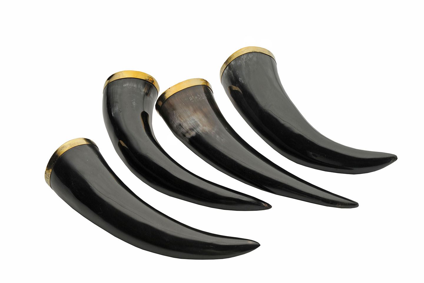 16.9oz Black Buffalo Viking Horn Set Medieval Style Drinking Horn 16.9oz Black Buffalo Viking Horn Set Medieval Style Drinking Horn