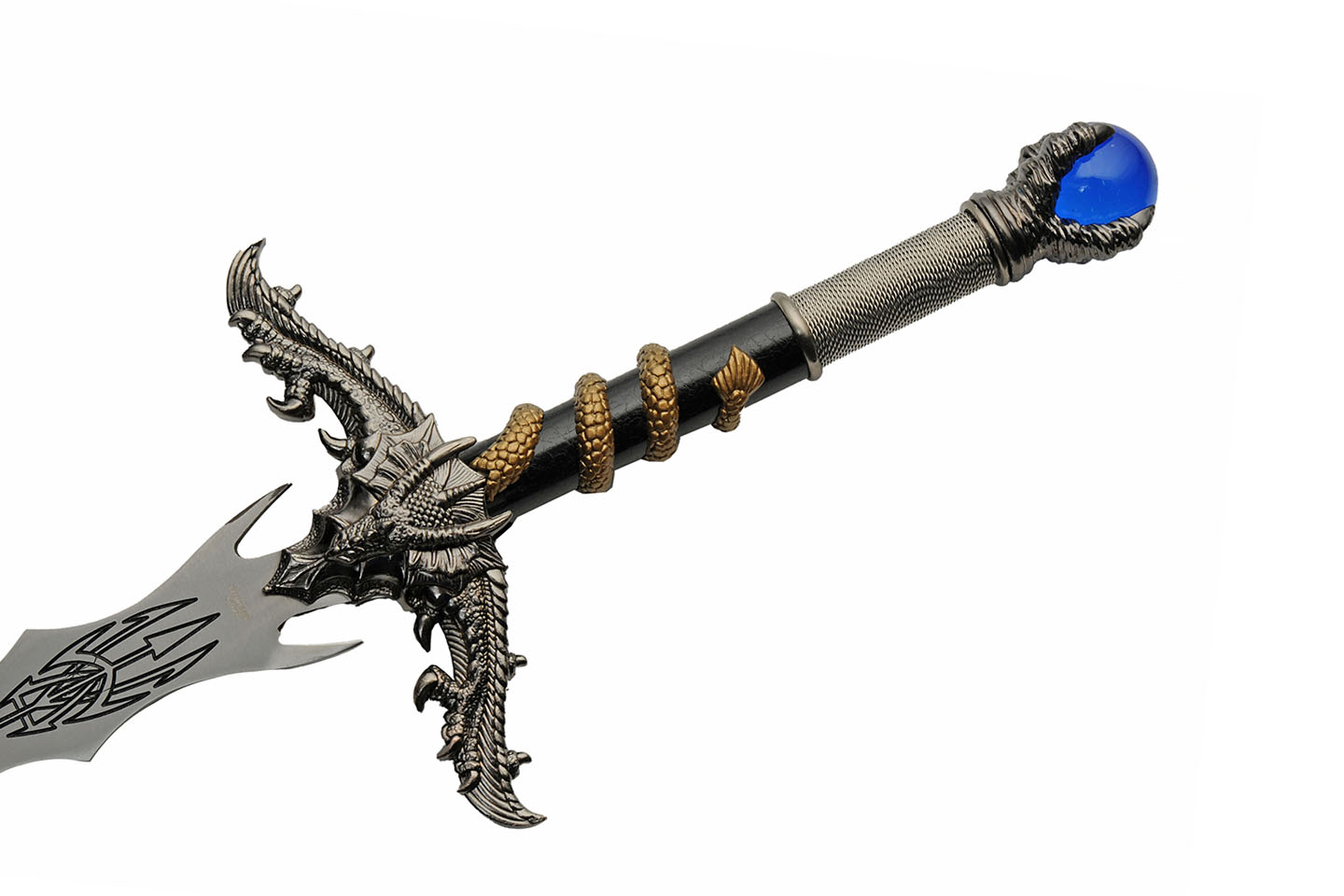 Dragon Gem Fantasy Sword with Wall Plaque Dragon Gem Fantasy Sword with Wall Plaque